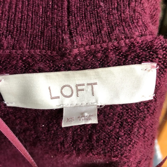 Clearance - Loft Soft Open Cardigan Sweater Purple - Picture 3 of 9